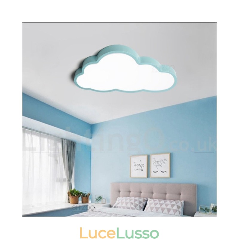 Ultra Thin Clouds dimmerabile moderno contemporaneo stile nordico luci da soffitto a filo con paralume in acrilico con telecomando può essere utilizzato anche come luce da parete