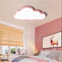Ultra Thin Clouds dimmerabile moderno contemporaneo stile nordico luci da soffitto a filo con paralume in acrilico con telecomando può essere utilizzato anche come luce da parete