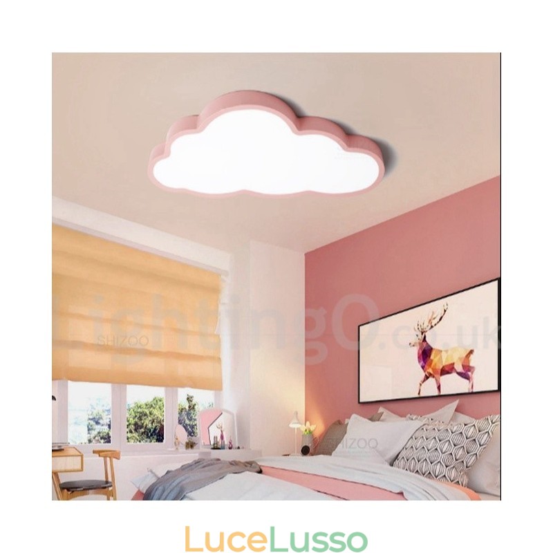Ultra Thin Clouds dimmerabile moderno contemporaneo stile nordico luci da soffitto a filo con paralume in acrilico con telecomando può essere utilizzato anche come luce da parete