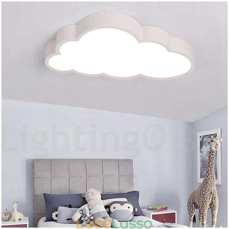 Ultra Thin Clouds dimmerabile moderno contemporaneo stile nordico luci da soffitto a filo con paralume in acrilico con telecomando può essere utilizzato anche come luce da parete