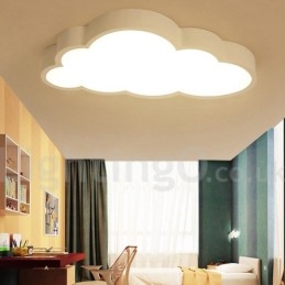 Ultra Thin Clouds dimmerabile moderno contemporaneo stile nordico luci da soffitto a filo con paralume in acrilico con telecomando può essere utilizzato anche come luce da parete