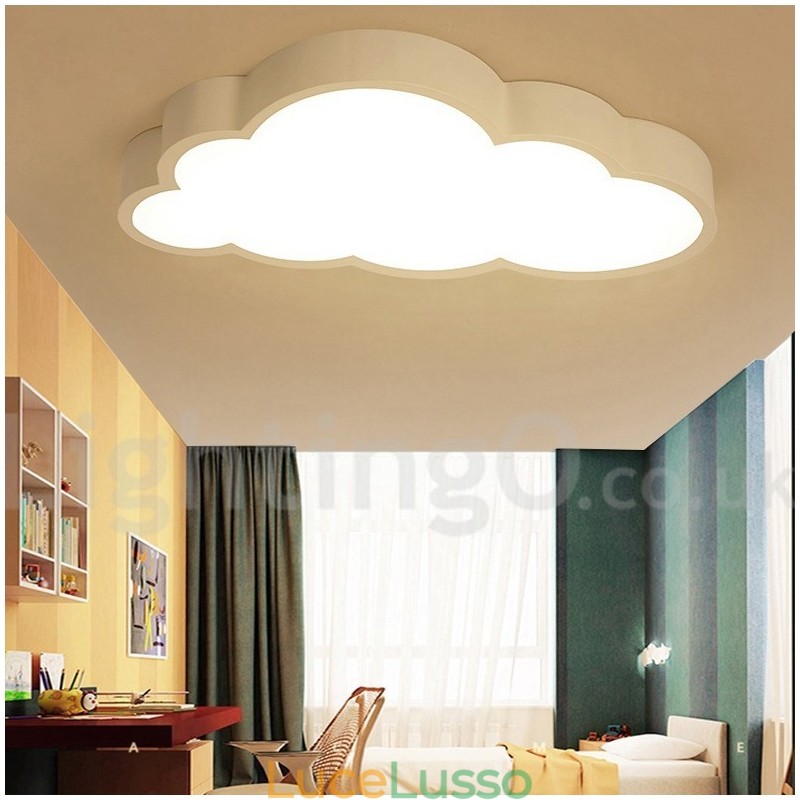 Ultra Thin Clouds dimmerabile moderno contemporaneo stile nordico luci da soffitto a filo con paralume in acrilico con telecomando può essere utilizzato anche come luce da parete