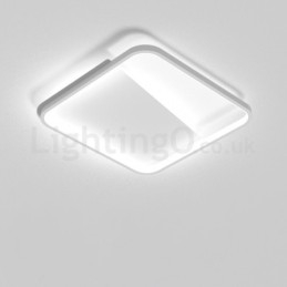 Plafoniere da soffitto moderne e minimaliste ultra sottili da 5 cm in alluminio quadrato a filo