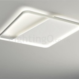 Plafoniere da soffitto moderne e minimaliste ultra sottili da 5 cm in alluminio quadrato a filo