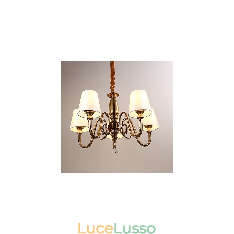 Lampadario moderno contemporaneo in metallo