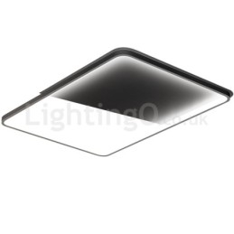 Plafoniere da soffitto rettangolari in alluminio ultrasottili e minimaliste moderne da 5 cm