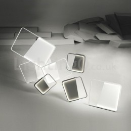 Plafoniere da soffitto rettangolari in alluminio ultrasottili e minimaliste moderne da 5 cm