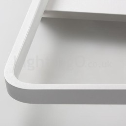 Plafoniere da soffitto rettangolari in alluminio ultrasottili e minimaliste moderne da 5 cm