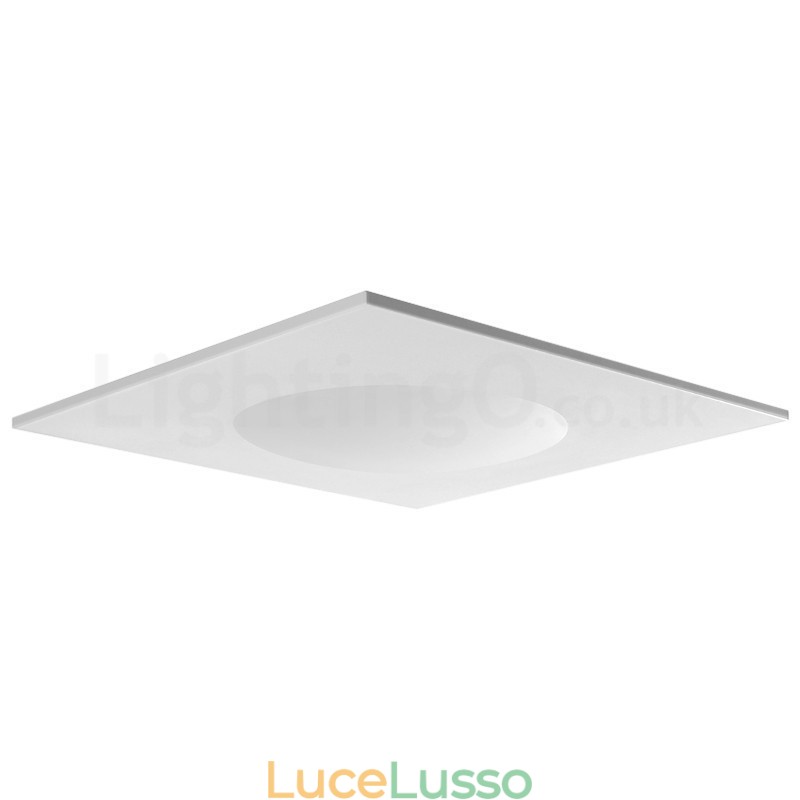 Lampada da soffitto moderna ed elegante, quadrata sottile, da montare a filo
