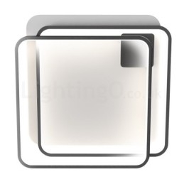 Moderne luci da soffitto a filo con paralume in acrilico