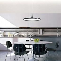 Lampada a sospensione a testa singola in stile nordico ultra sottile