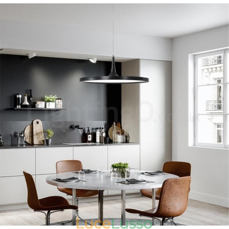 Lampada a sospensione a testa singola in stile nordico ultra sottile