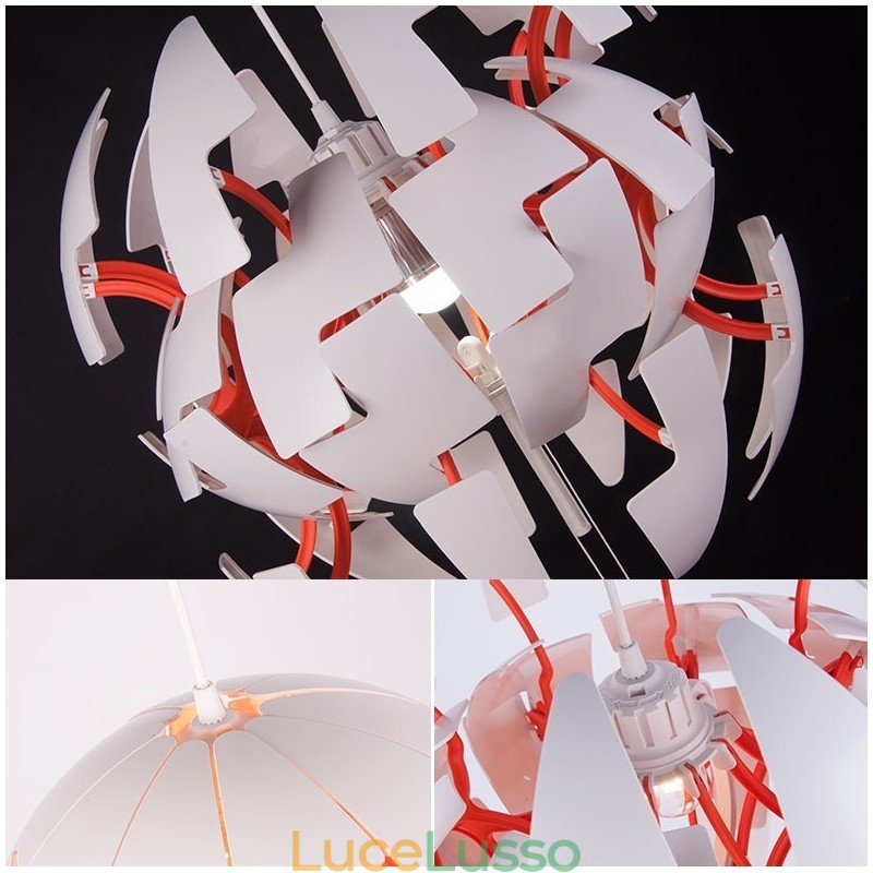 Lampadario moderno nordico a forma di palla