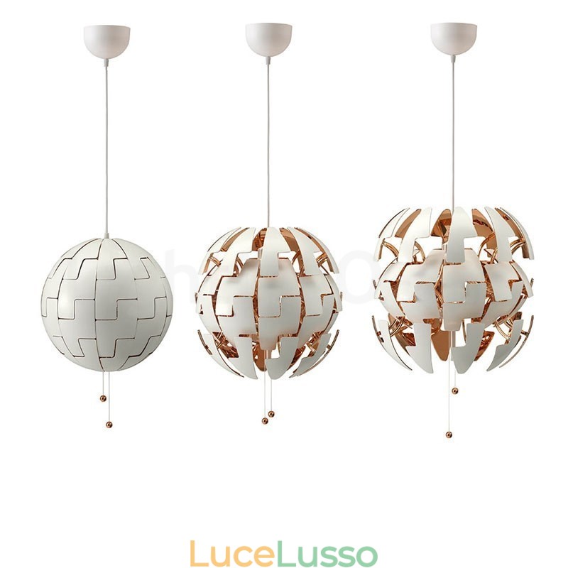 Lampadario moderno nordico a forma di palla