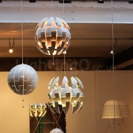 Lampadario moderno nordico a forma di palla