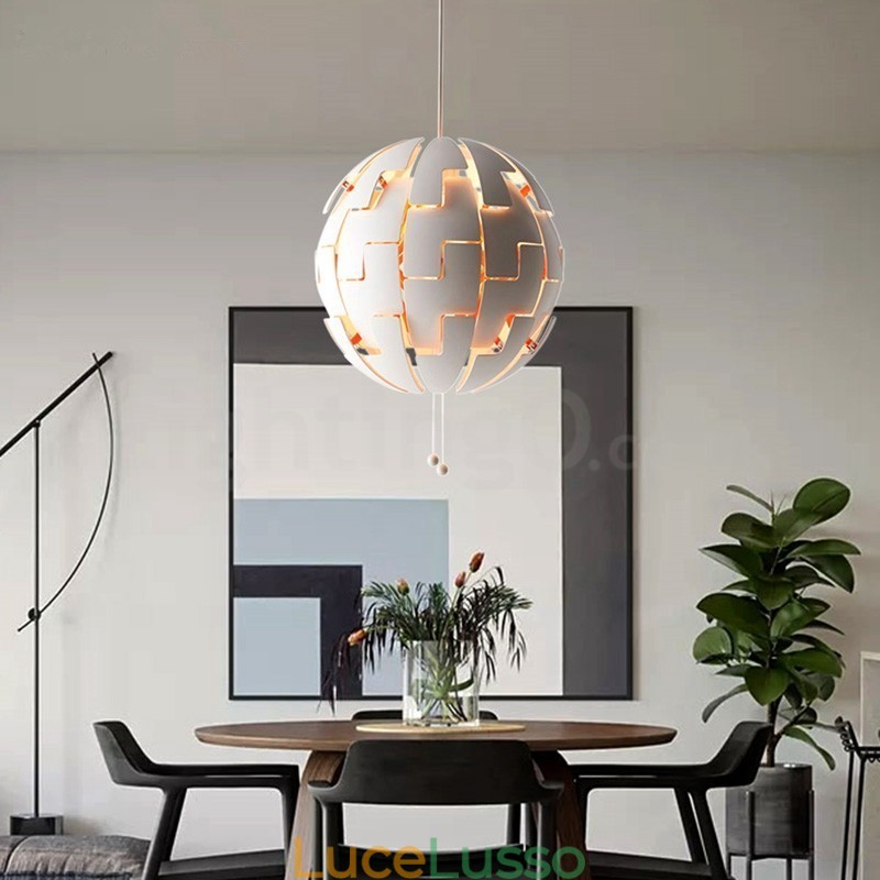 Lampadario moderno nordico a forma di palla