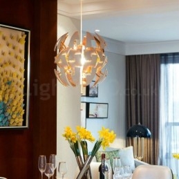 Lampadario moderno nordico a forma di palla