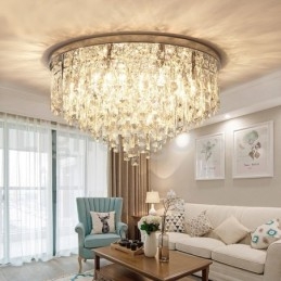 Moderne luci da soffitto a filo Luci di cristallo