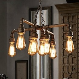 Lampadario Moderno Contemporaneo Tradizionale Classico Rustico Lodge Metallo