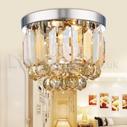 Moderne luci da soffitto in cristallo a filo