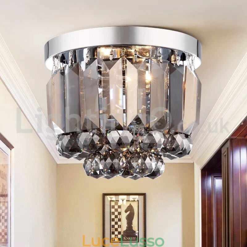 Moderne luci da soffitto in cristallo a filo