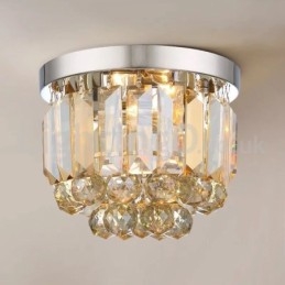Moderne luci da soffitto in cristallo a filo
