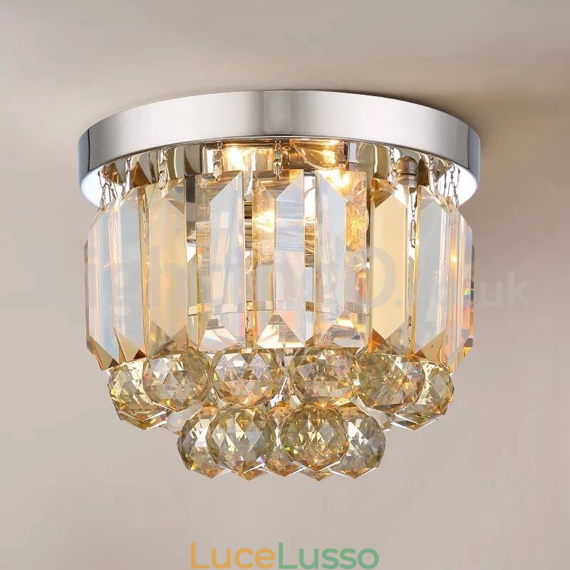 Moderne luci da soffitto in cristallo a filo
