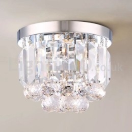 Moderne luci da soffitto in cristallo a filo
