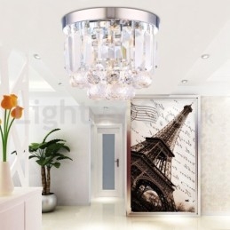 Moderne luci da soffitto in cristallo a filo