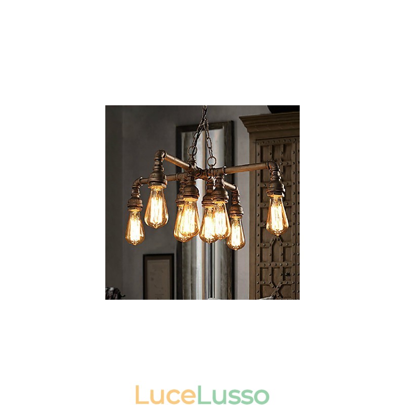 Lampadario Moderno Contemporaneo Tradizionale Classico Rustico Lodge Metallo