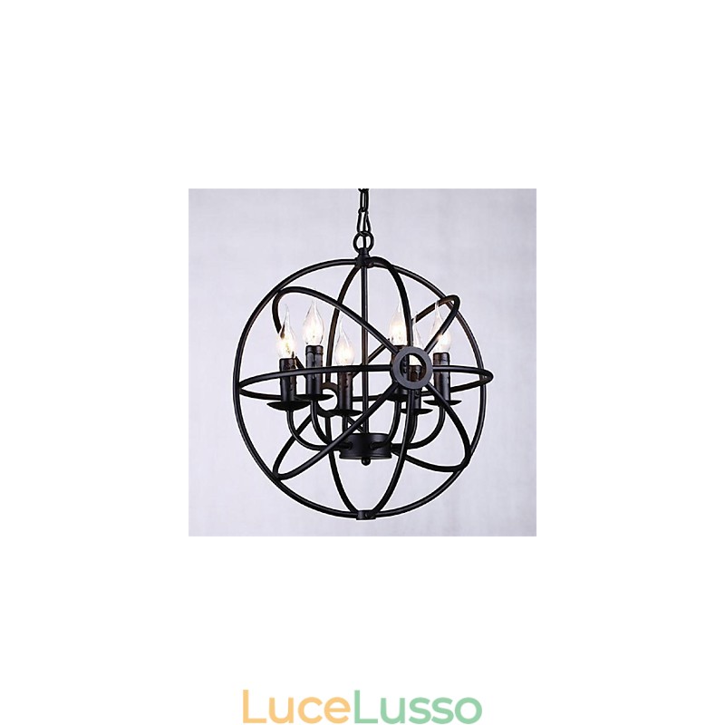 Mini lampadario in stile lampada a sospensione moderno contemporaneo tradizionale classico rustico lodge retrò lanterna paese globo