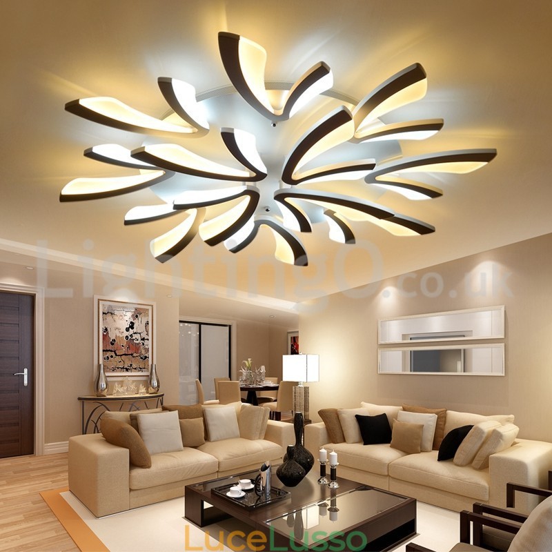 Le più recenti 12 luci eleganti e moderne da soffitto a filo