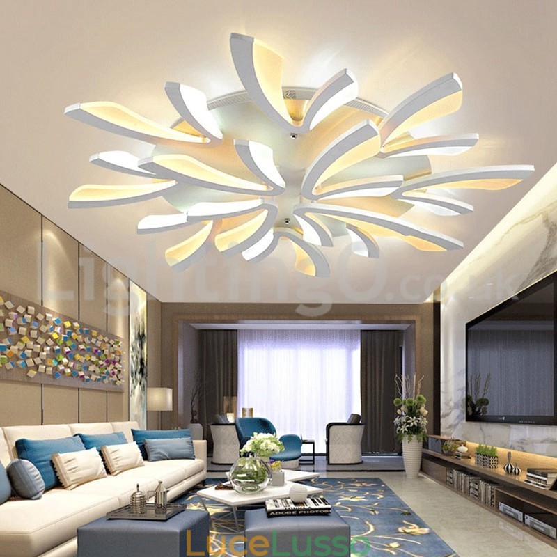 Le più recenti 12 luci eleganti e moderne da soffitto a filo