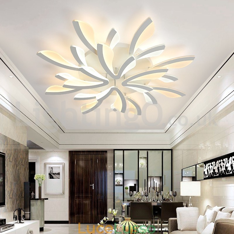 Le più recenti 12 luci eleganti e moderne da soffitto a filo