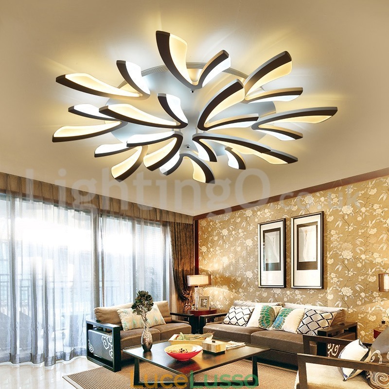 Le più recenti 12 luci eleganti e moderne da soffitto a filo