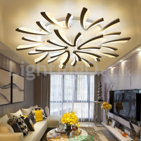 Personalità 15 luci eleganti moderne plafoniere da soffitto a filo Personalità 15 luci eleganti moderne plafoniere da soffitto a filo