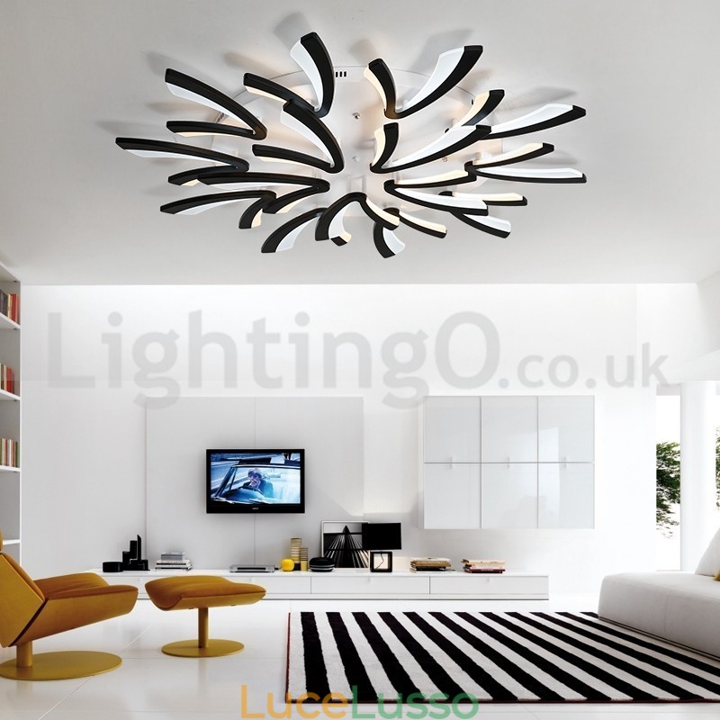 Personalità 15 luci eleganti moderne plafoniere da soffitto a filo