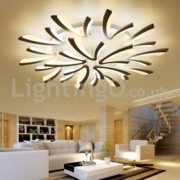 Personalità 15 luci eleganti moderne plafoniere da soffitto a filo