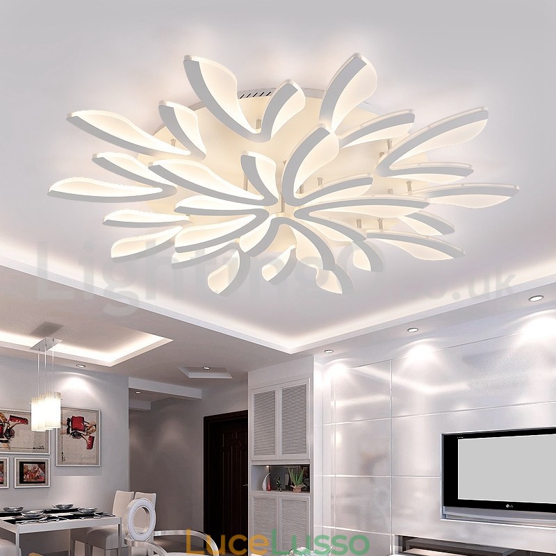 Personalità 15 luci eleganti moderne plafoniere da soffitto a filo
