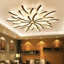 Personalità 15 luci eleganti moderne plafoniere da soffitto a filo