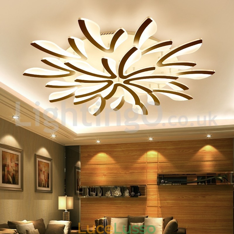 Personalità 15 luci eleganti moderne plafoniere da soffitto a filo
