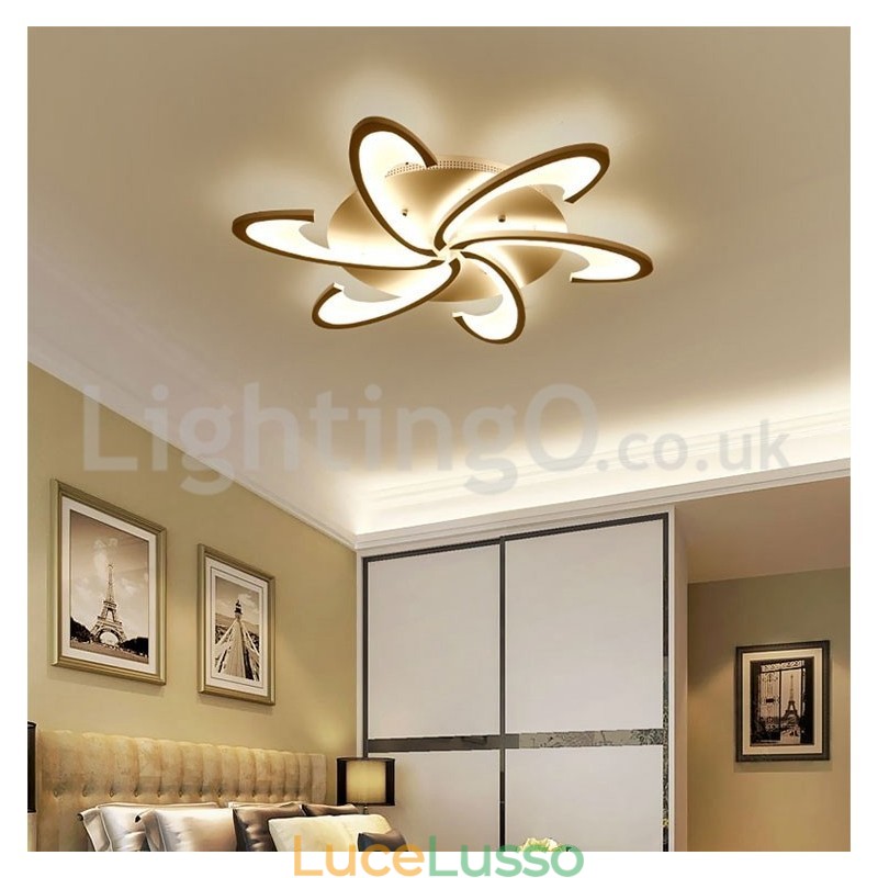 Plafoniere moderne a filo a 6 lampadine economiche
