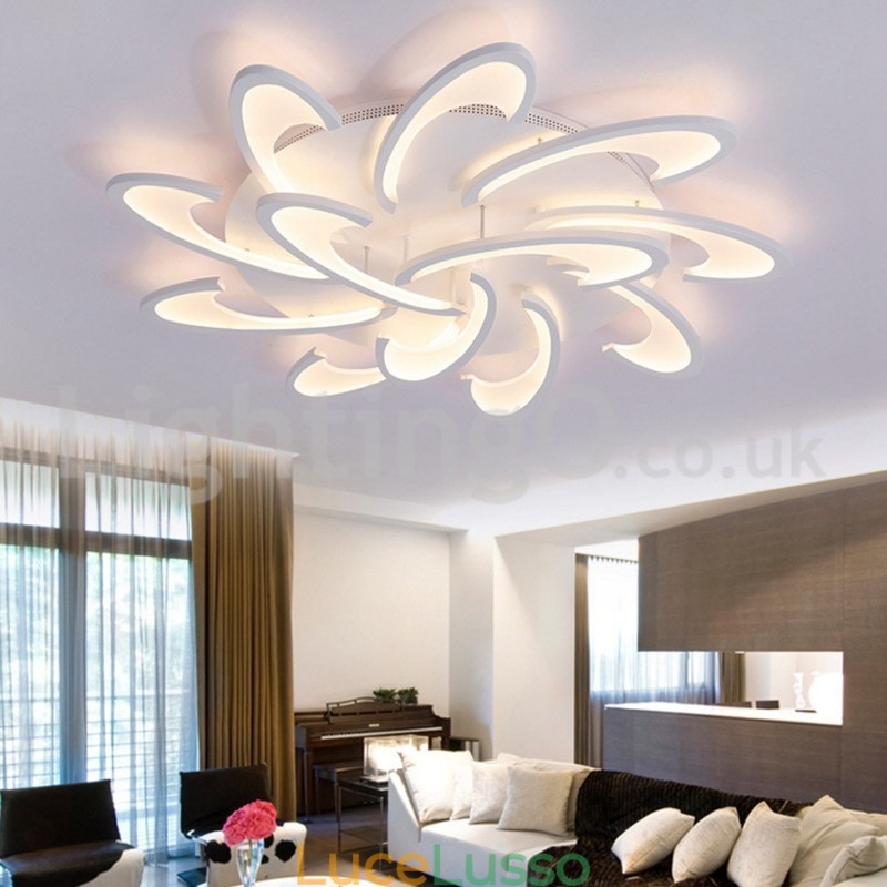 Sconto 12 lampadine plafoniere da soffitto moderne a filo