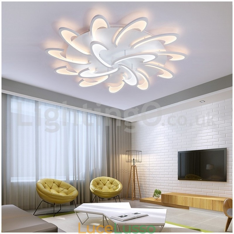 Sconto 15 lampadine plafoniere moderne a filo