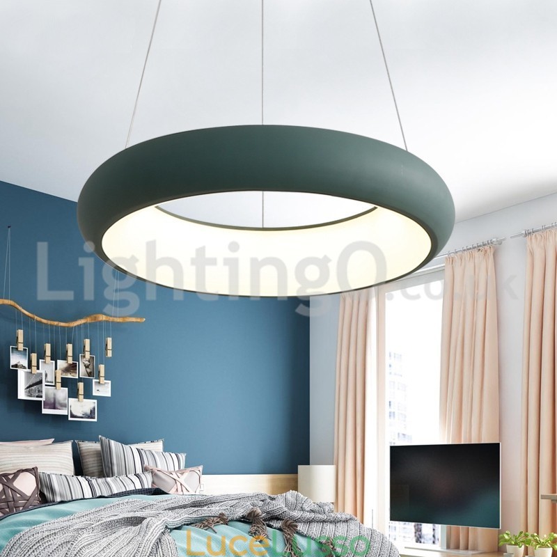 Lampada a sospensione rotonda moderna