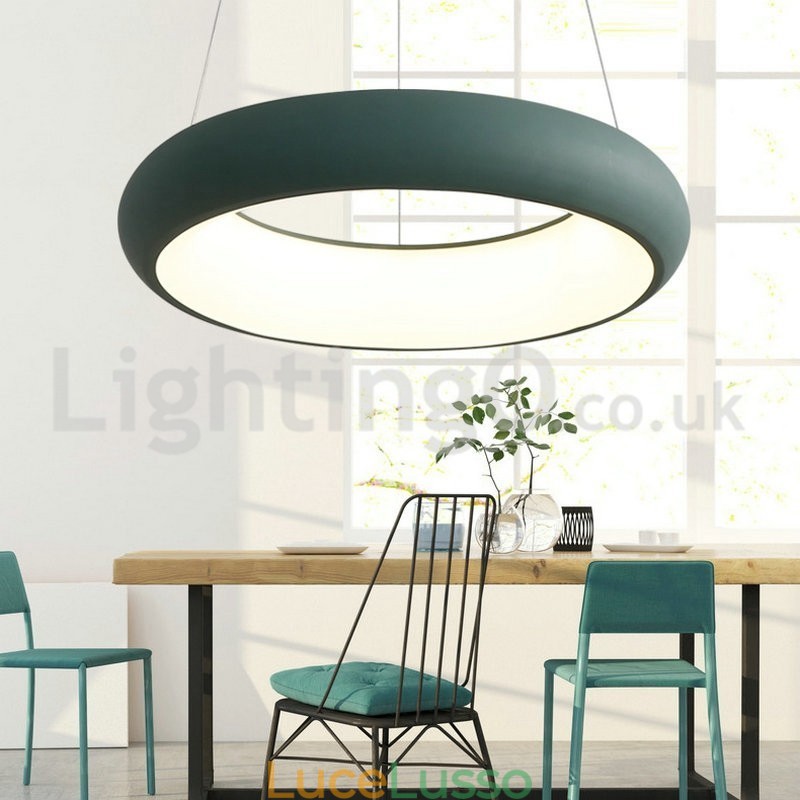 Lampada a sospensione rotonda moderna