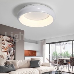 Moderne luci da soffitto rotonde montate a filo