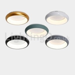 Moderne luci da soffitto rotonde montate a filo