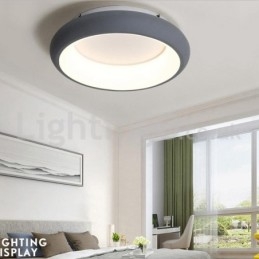 Moderne luci da soffitto rotonde montate a filo