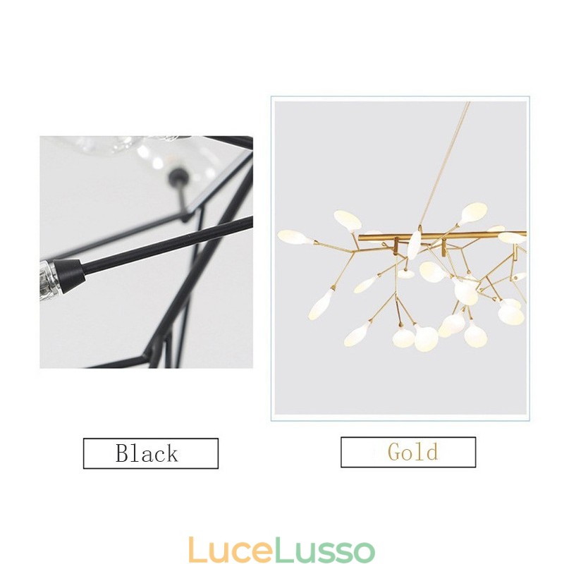 Lampadario lucciole postmoderno